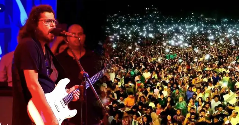 লাখো দর্শকের সামনে গান গেয়েছেন ‘নগরবাউল জেমস’